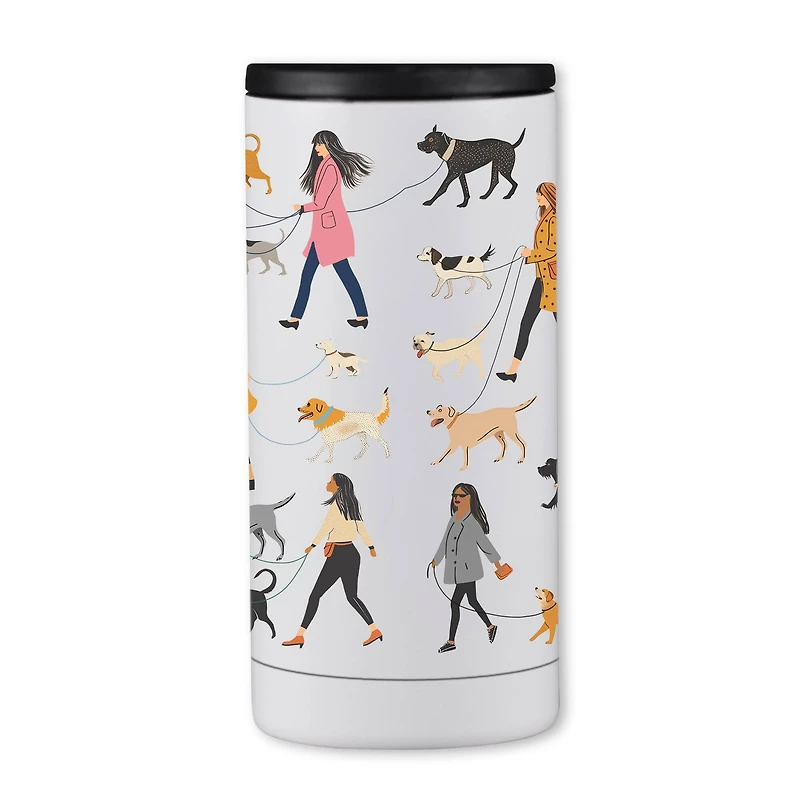 Dog Walking Pattern 12oz. Koozie