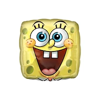 18" SpongeBob Square Face Foil Balloon