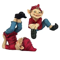 Design Toscano Eccentric Elves Garden Gnome Statue Set