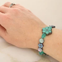 Santa Fe Czech Glass Flower & Leaf Bead Mix by Bead Landing™