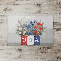 USA Mason Jars Floor Mat