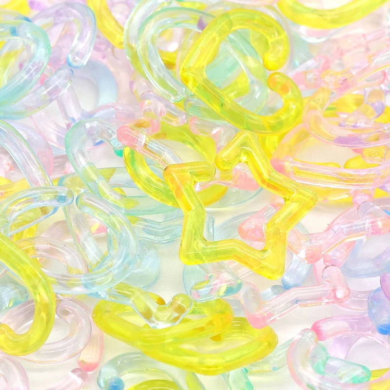 Pastel Heart, Star & Circle Chain Links by Creatology™