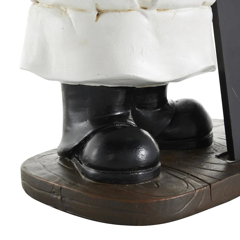 11" Chef Sculpture with Chalkboard