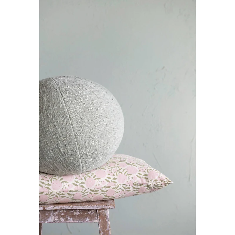 Hello Honey® Sage Cotton Slub Orb Pillow