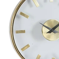 Gold Modern Aluminum Wall Clock