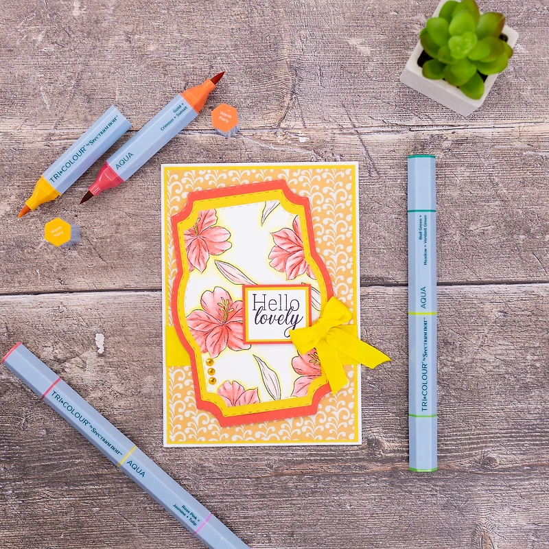 Spectrum Noir™ TriColour™ Aqua Floral Meadows Marker Set