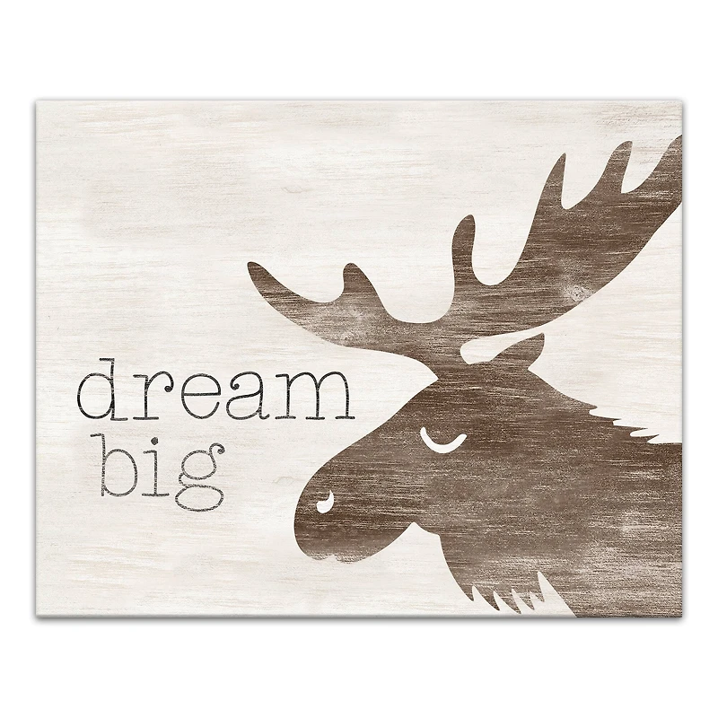 Dream Big 30" x 24" Canvas Wall Art