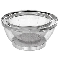 Martha Stewart 2-Piece Stainless Steel Strainer Set