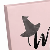 Pink Mrs. Wicked Witch Canvas Wall Art