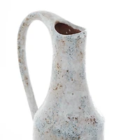 White Ceramic Farmhouse Vase, 23" x 6" x 7"