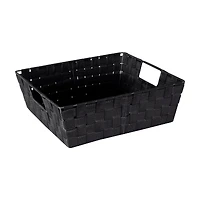 Simplify Large Woven Storage Shelf Bin