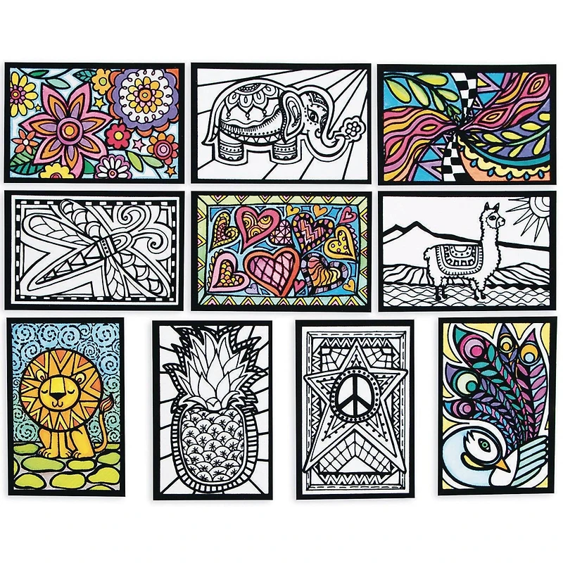 S&S® Worldwide 4" Velvet Art Posters, 100ct.