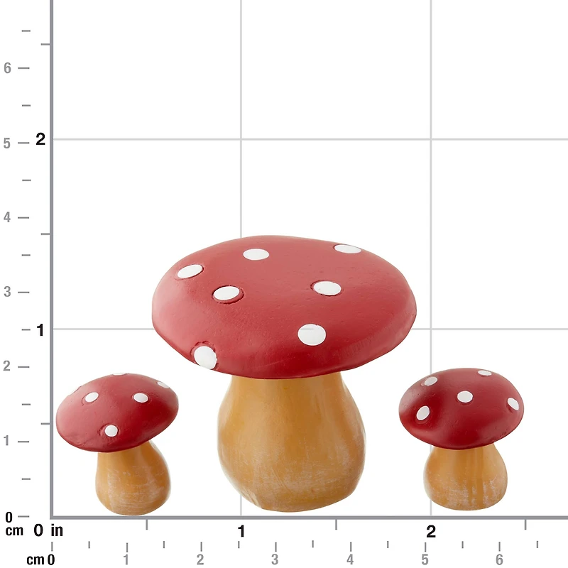 12 Pack: Mini Mushroom Table & Stools by Make Market®