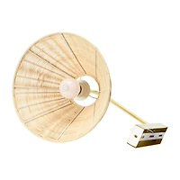 Hello Honey® Rattan & Metal Wall Sconce