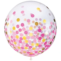 Round Confetti Balloons, 4ct.