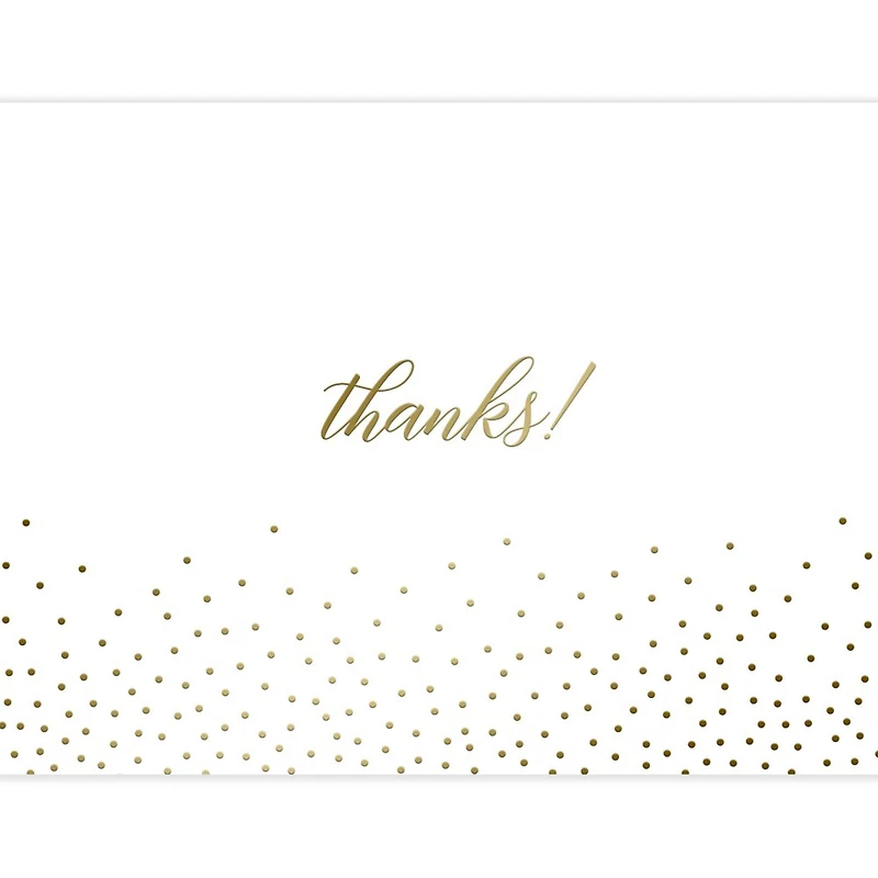 JAM Paper Confetti Premium Thank You Cards & Envelopes, 12ct.