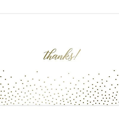 JAM Paper Confetti Premium Thank You Cards & Envelopes, 12ct.