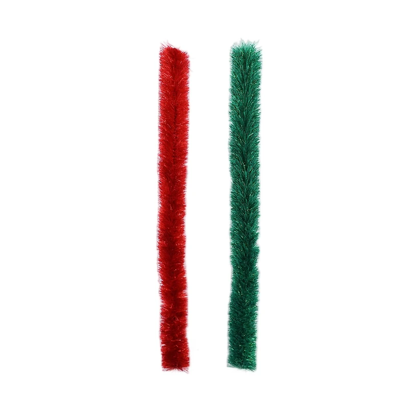 Green & Red Jumbo Sparkle Stems by Creatology™