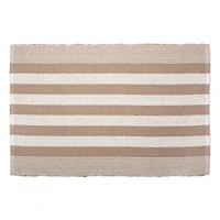 DII® Stone Cabana Stripe Recycled Yarn Rug, 2ft. x 3ft.