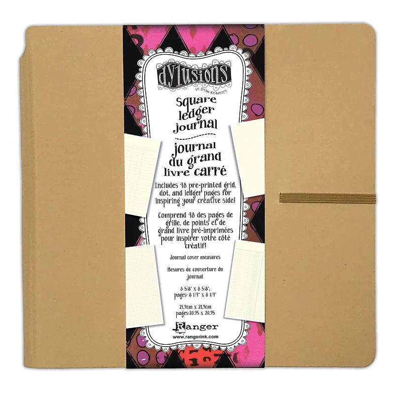 Dylusions Square Ledger Journal