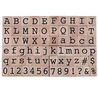 Block Alphabet & Numbers Wood Stamp Set by Recollections™