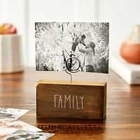 Walnut Family Block Clip Frame by Studio Décor®
