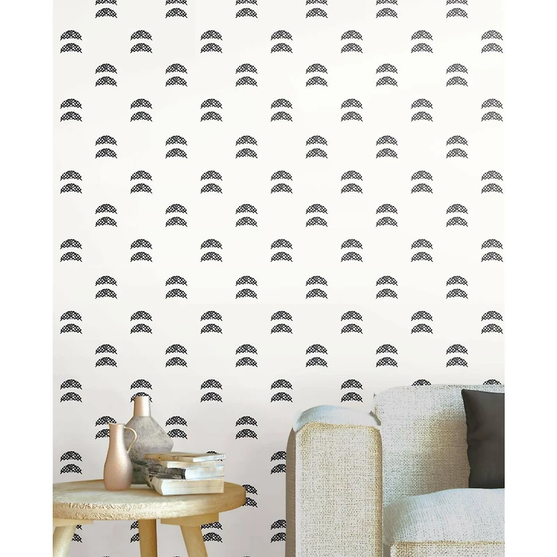 RoomMates Rose Lindo Half-Moon Peel & Stick Wallpaper