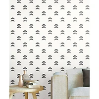 RoomMates Rose Lindo Half-Moon Peel & Stick Wallpaper