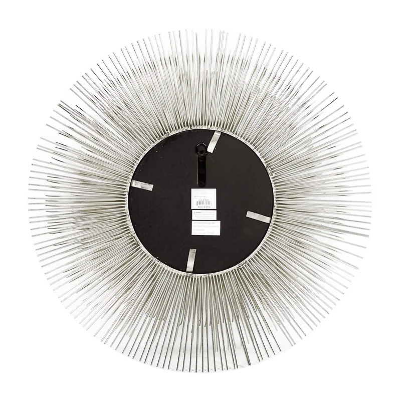 29'' Silver Modern Metal Wall Mirror