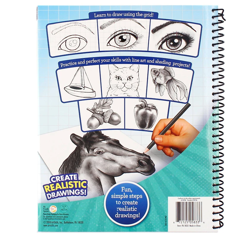 ArtSkills® Art Class Basics Learn to Draw Activity with Pencil Set