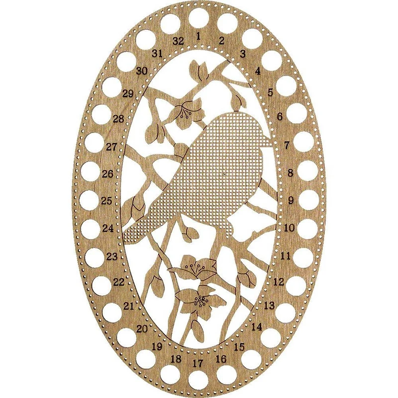 Wonderland Crafts Bird Numbered Embroidery Thread Organizer