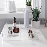 Simplify Medium Rectangular Clear Drawer Organizer