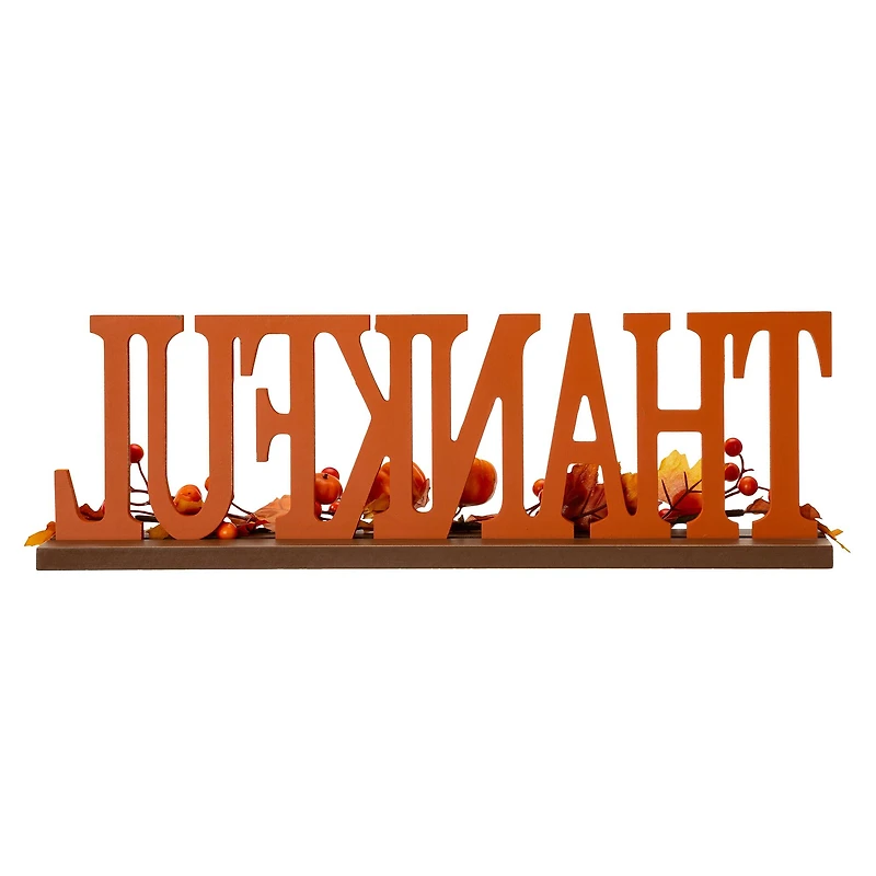 Glitzhome® 20" Thankful Table Décor
