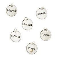 12 Packs: 6 ct. (72 total) Charmalong™ Assorted Love Charms by Bead Landing™