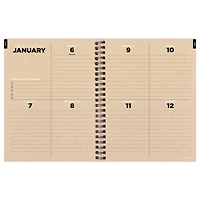 TF Publishing 2025 Medium Classic Composition Weekly Monthly Spiral Planner
