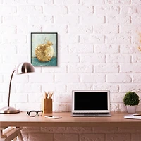 Stupell Industries Golden Apple Painting Wall Art in Frame
