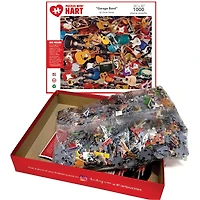 Hart Puzzles Garage Band by Chuck Haney 1,000 Piece Jigsaw Puzzle