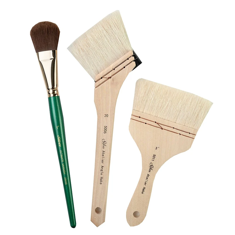 Silver Brush Limited SilverVarnish/Hake 3 Brush set
