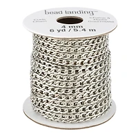 6yd. Rhodium Chain Spool by Bead Landing™