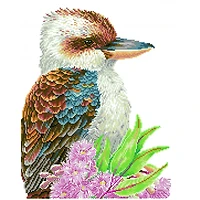 Diamond Dotz® Intermediate Kookaburra & Gum Blossom Diamond Facet Art Kit