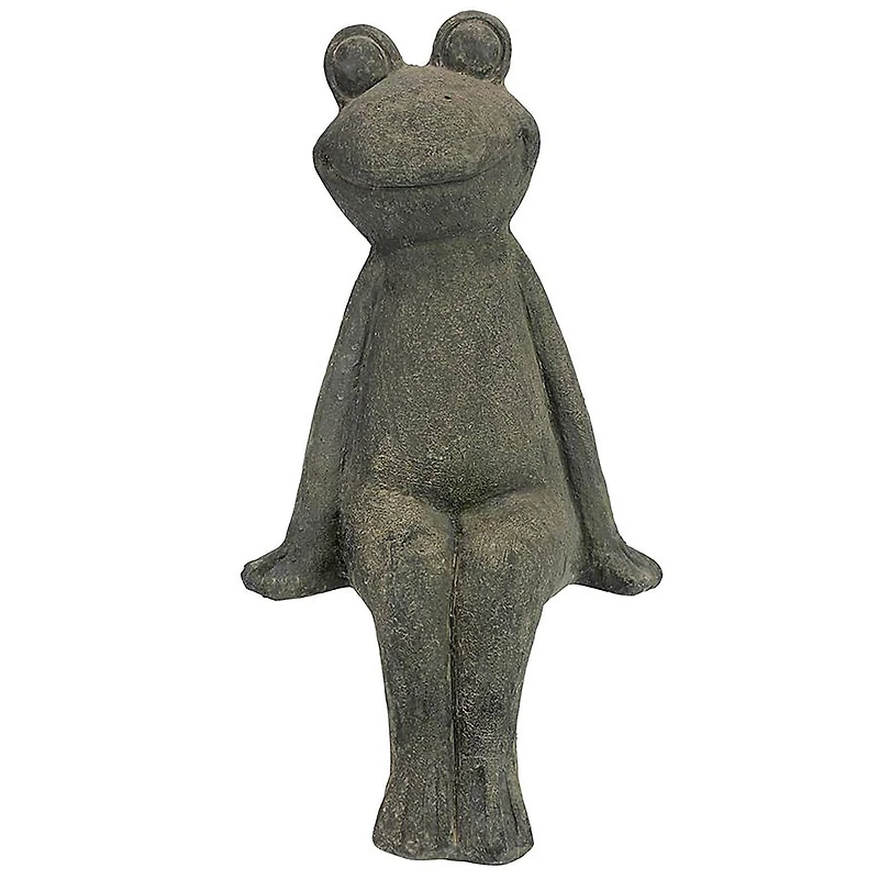 Design Toscano 16.5" Take a Toad Off Sitting Frog Statue