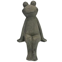 Design Toscano 16.5" Take a Toad Off Sitting Frog Statue