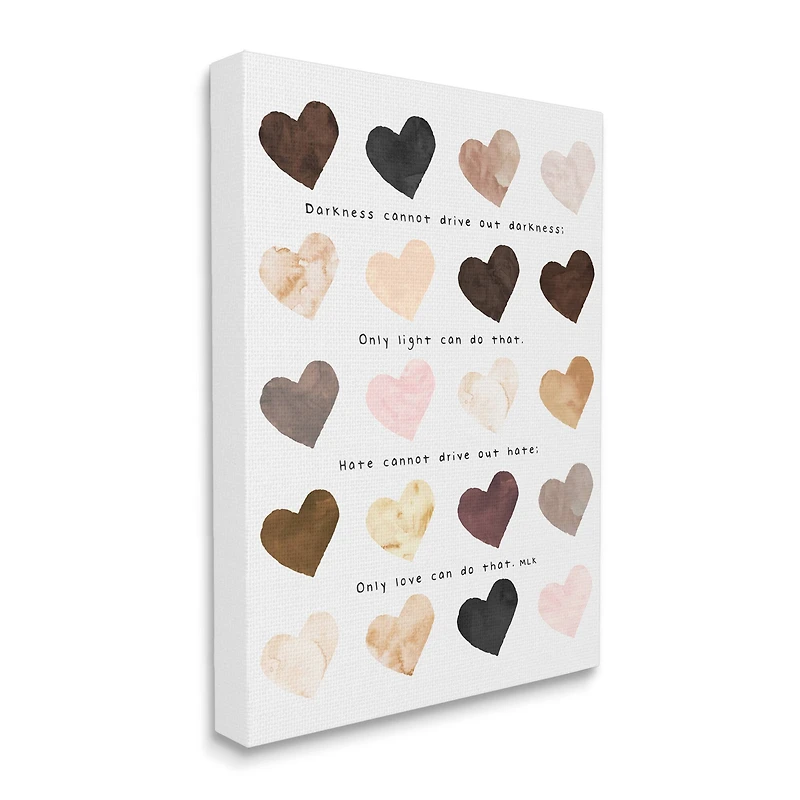 Stupell Industries Only Love Can Famous MLK Quote Wall Art