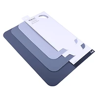 Mixed Blue 3 Piece Polypropylene Cutting Mat Set by Makery®