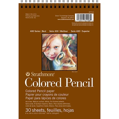 Strathmore Colored Pencil Pad, 400 Series, 30 Sheets