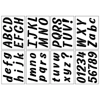2.7" Italic Sans Serif Alphabet Stencils by Craft Smart®