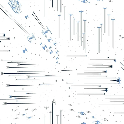RoomMates Star Wars Galactic Battles Peel & Stick Wallpaper 