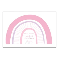 Pink Rainbow Delight 36" x 24" Canvas Wall Art