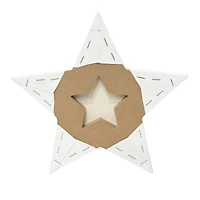 10" x 10" White Star Cotton Duck Canvas by Craft Smart™