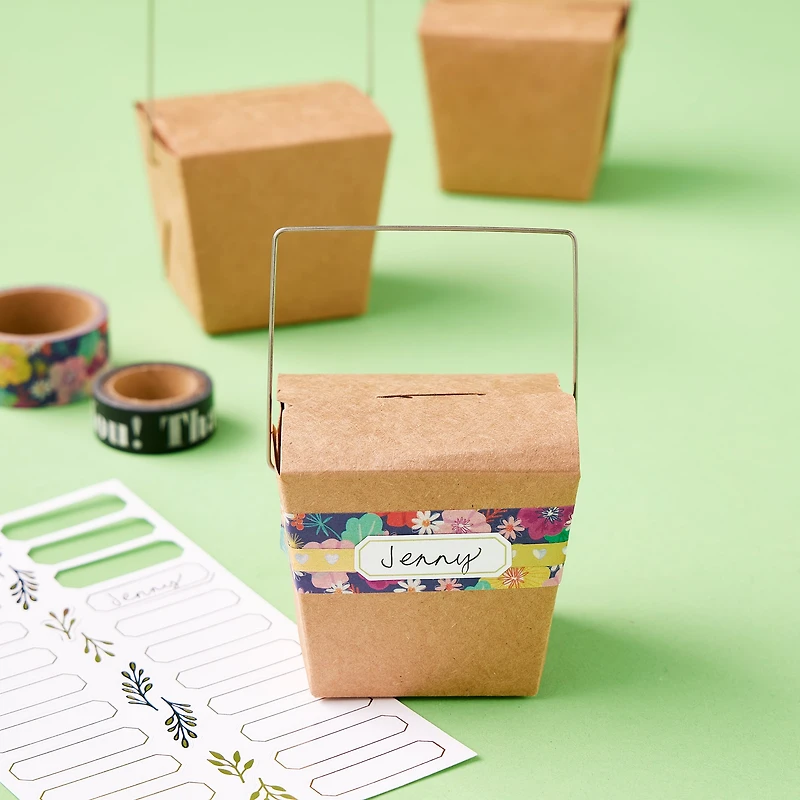 2.75" Kraft Take-Out Box Set by Celebrate It™